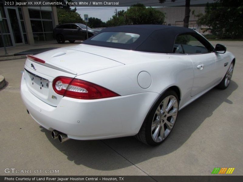 Polaris White / Warm Charcoal 2013 Jaguar XK XKR Convertible