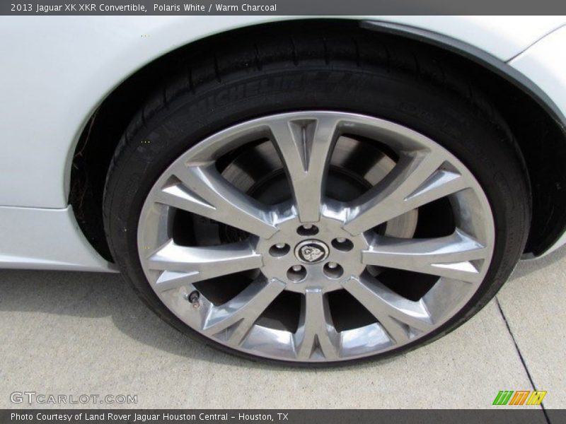 Polaris White / Warm Charcoal 2013 Jaguar XK XKR Convertible