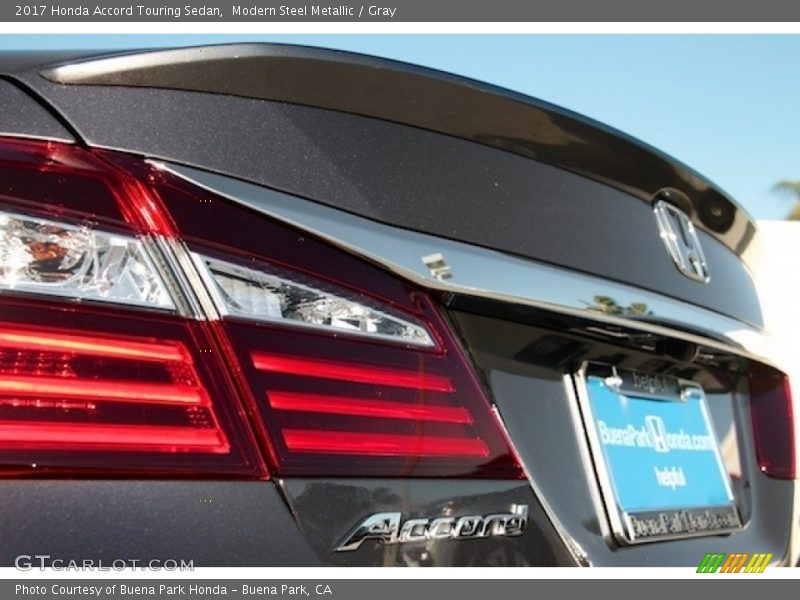 Modern Steel Metallic / Gray 2017 Honda Accord Touring Sedan