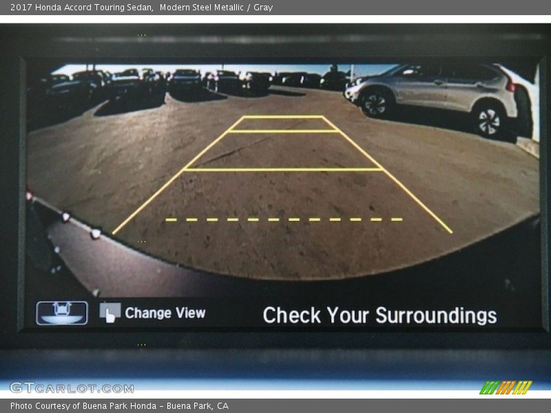 Modern Steel Metallic / Gray 2017 Honda Accord Touring Sedan