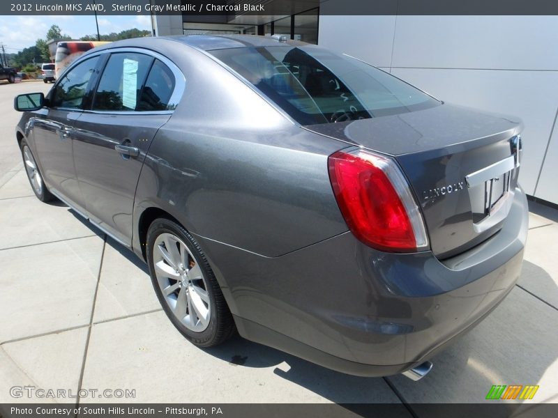 Sterling Gray Metallic / Charcoal Black 2012 Lincoln MKS AWD