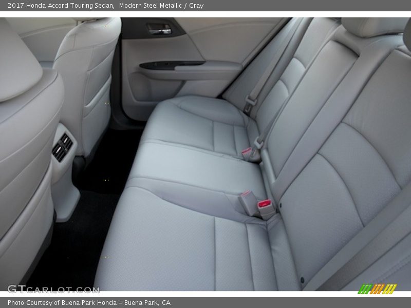 Modern Steel Metallic / Gray 2017 Honda Accord Touring Sedan