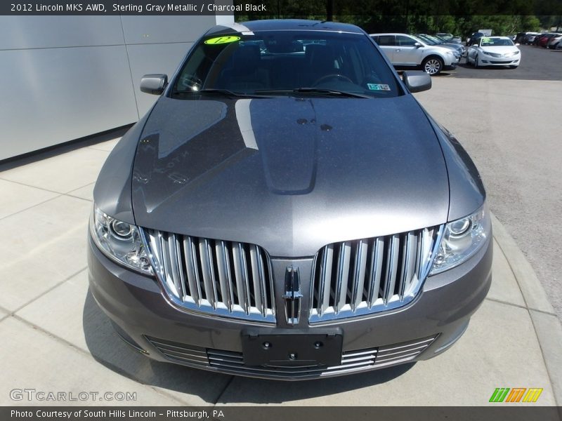 Sterling Gray Metallic / Charcoal Black 2012 Lincoln MKS AWD