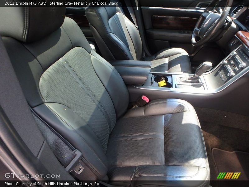 Sterling Gray Metallic / Charcoal Black 2012 Lincoln MKS AWD
