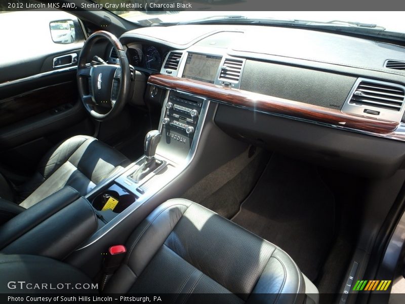 Sterling Gray Metallic / Charcoal Black 2012 Lincoln MKS AWD