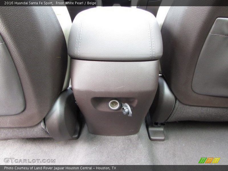 Frost White Pearl / Beige 2016 Hyundai Santa Fe Sport