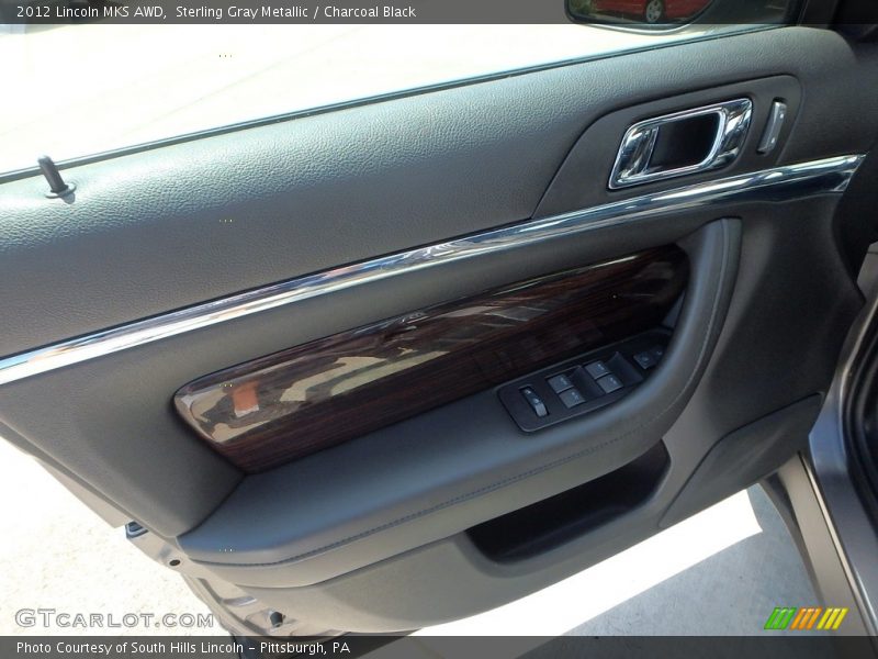 Sterling Gray Metallic / Charcoal Black 2012 Lincoln MKS AWD