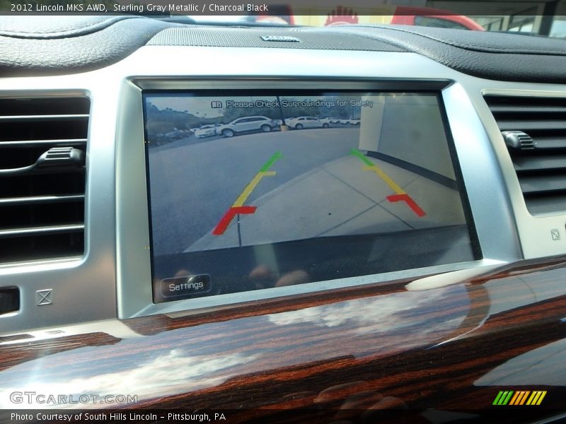 Sterling Gray Metallic / Charcoal Black 2012 Lincoln MKS AWD