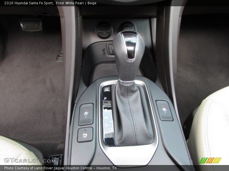 Frost White Pearl / Beige 2016 Hyundai Santa Fe Sport