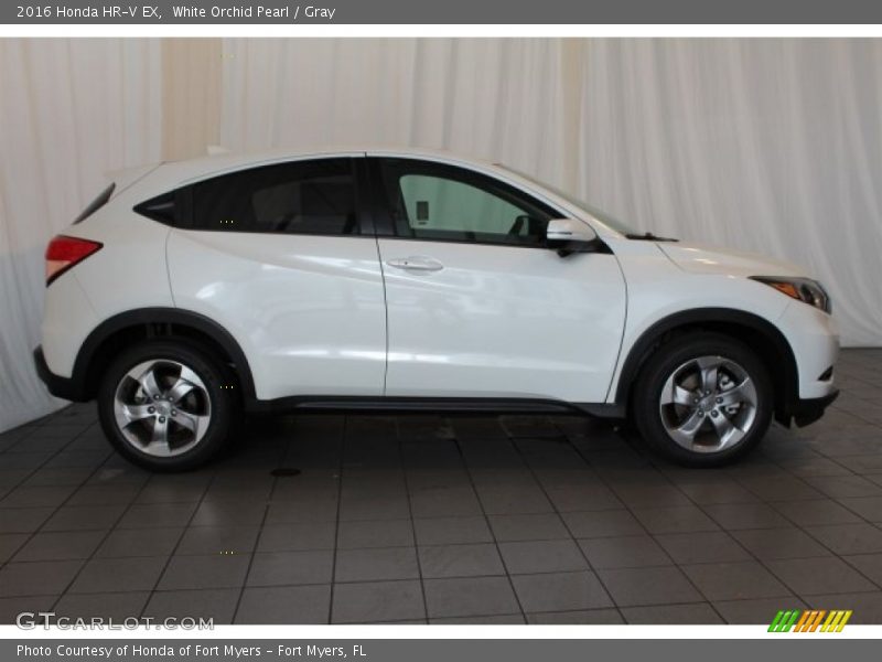 White Orchid Pearl / Gray 2016 Honda HR-V EX