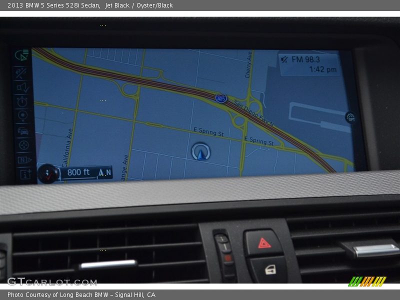 Jet Black / Oyster/Black 2013 BMW 5 Series 528i Sedan