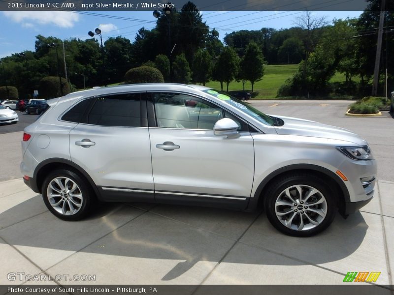 Ingot Silver Metallic / White Sands 2015 Lincoln MKC AWD