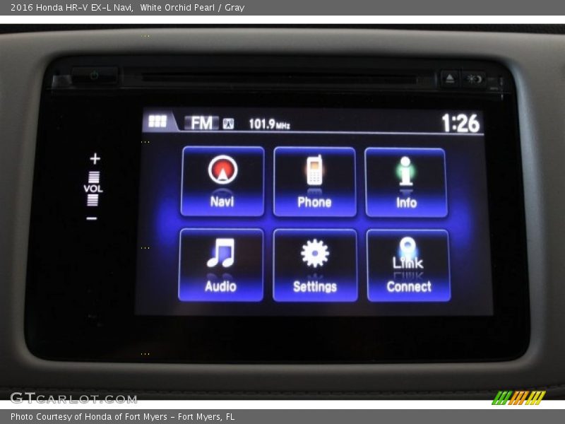 White Orchid Pearl / Gray 2016 Honda HR-V EX-L Navi