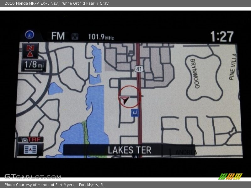 White Orchid Pearl / Gray 2016 Honda HR-V EX-L Navi