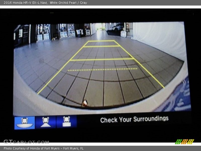 White Orchid Pearl / Gray 2016 Honda HR-V EX-L Navi