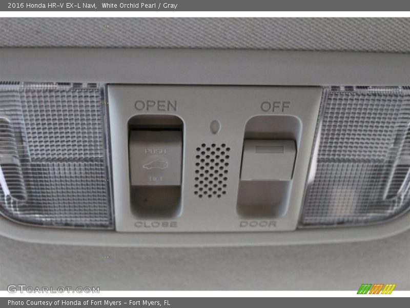 White Orchid Pearl / Gray 2016 Honda HR-V EX-L Navi