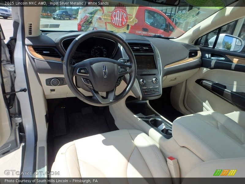 Ingot Silver Metallic / White Sands 2015 Lincoln MKC AWD