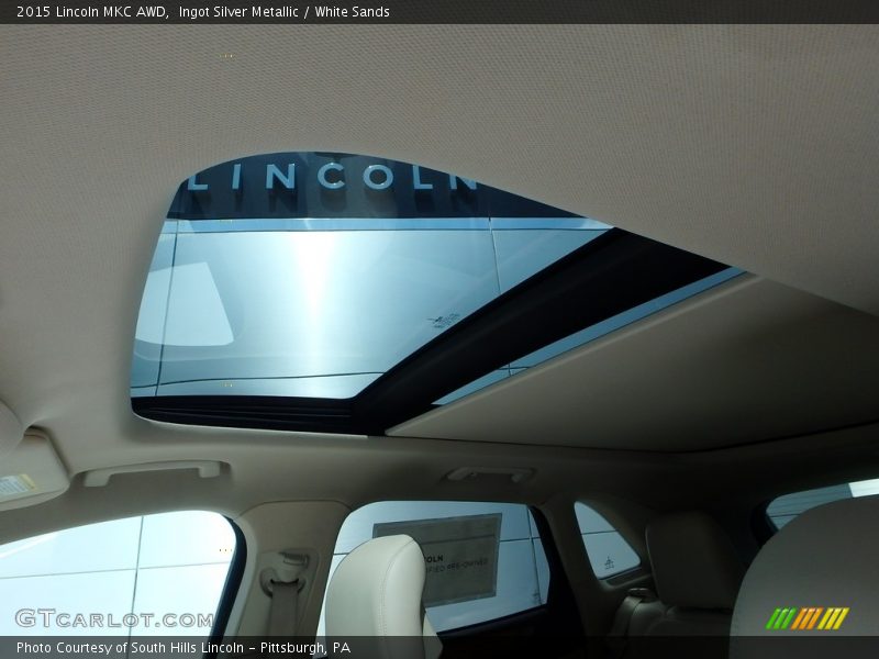 Ingot Silver Metallic / White Sands 2015 Lincoln MKC AWD