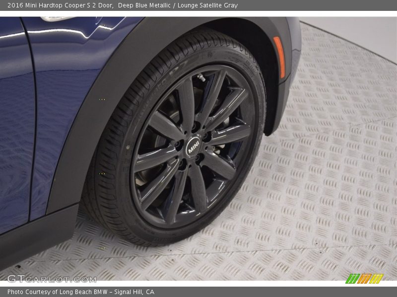 Deep Blue Metallic / Lounge Satellite Gray 2016 Mini Hardtop Cooper S 2 Door