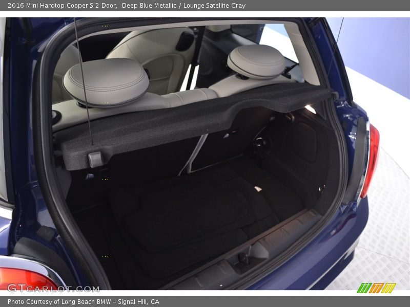 Deep Blue Metallic / Lounge Satellite Gray 2016 Mini Hardtop Cooper S 2 Door