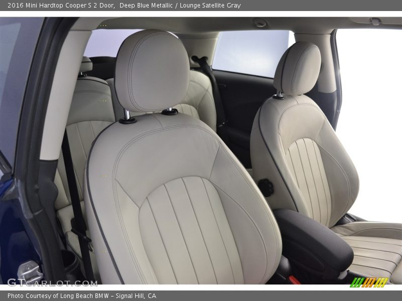 Deep Blue Metallic / Lounge Satellite Gray 2016 Mini Hardtop Cooper S 2 Door