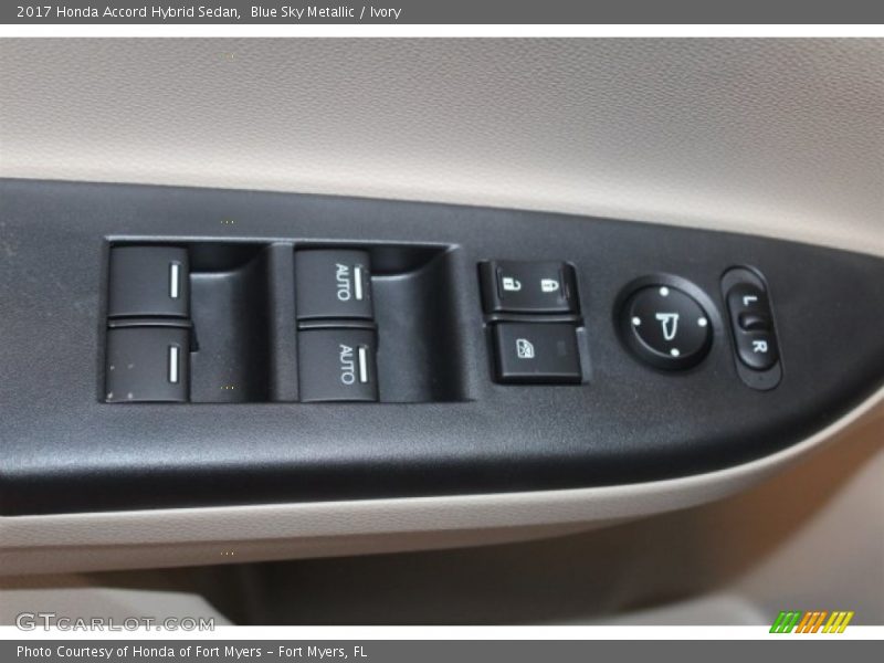 Controls of 2017 Accord Hybrid Sedan