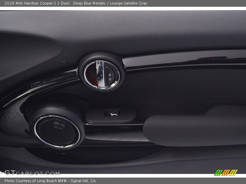 Deep Blue Metallic / Lounge Satellite Gray 2016 Mini Hardtop Cooper S 2 Door
