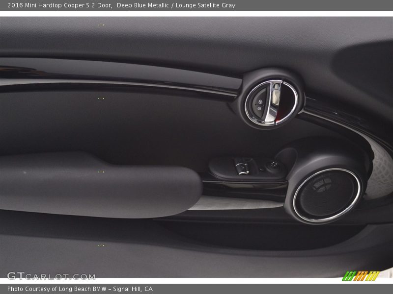 Deep Blue Metallic / Lounge Satellite Gray 2016 Mini Hardtop Cooper S 2 Door