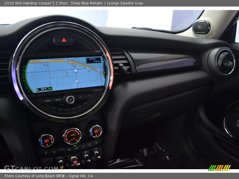 Deep Blue Metallic / Lounge Satellite Gray 2016 Mini Hardtop Cooper S 2 Door