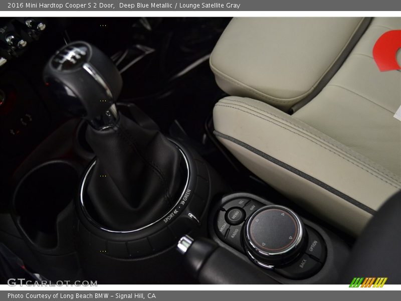 Deep Blue Metallic / Lounge Satellite Gray 2016 Mini Hardtop Cooper S 2 Door