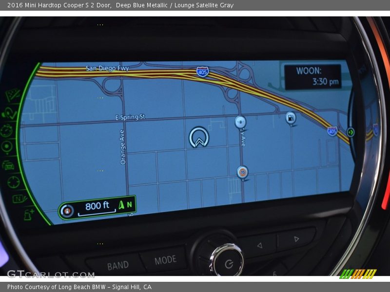 Deep Blue Metallic / Lounge Satellite Gray 2016 Mini Hardtop Cooper S 2 Door