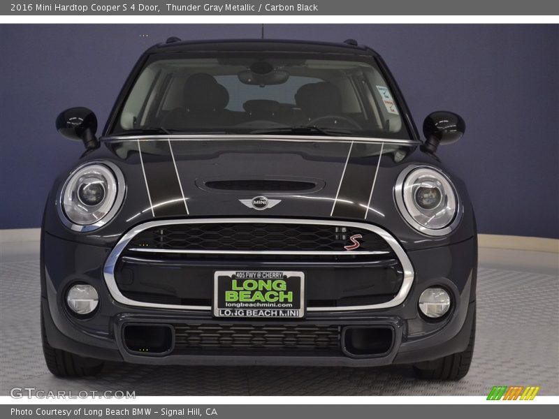 Thunder Gray Metallic / Carbon Black 2016 Mini Hardtop Cooper S 4 Door