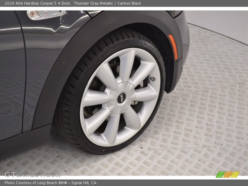 Thunder Gray Metallic / Carbon Black 2016 Mini Hardtop Cooper S 4 Door