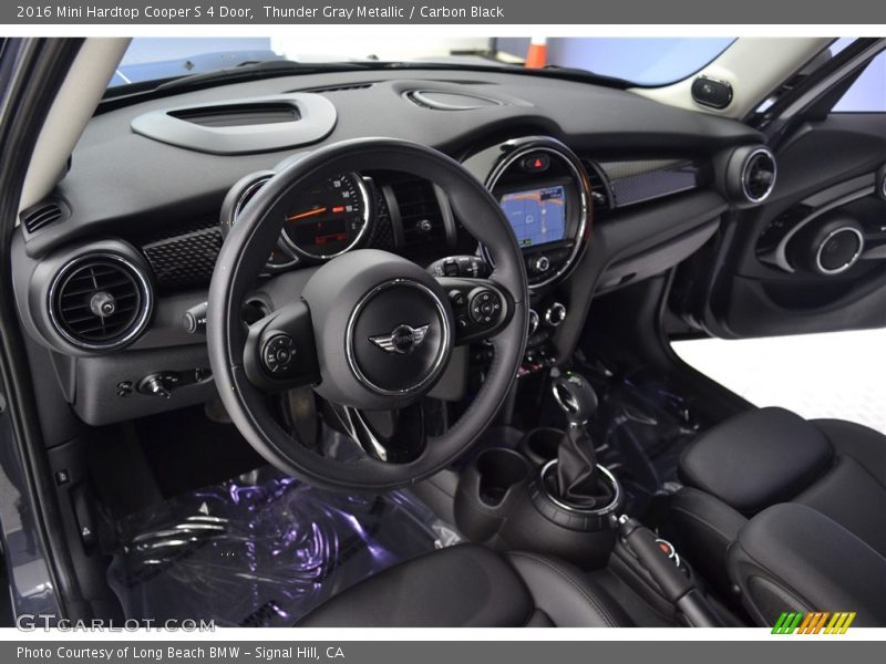 Thunder Gray Metallic / Carbon Black 2016 Mini Hardtop Cooper S 4 Door
