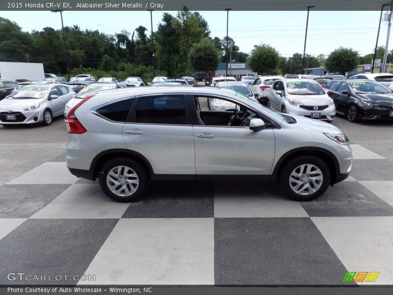 Alabaster Silver Metallic / Gray 2015 Honda CR-V EX