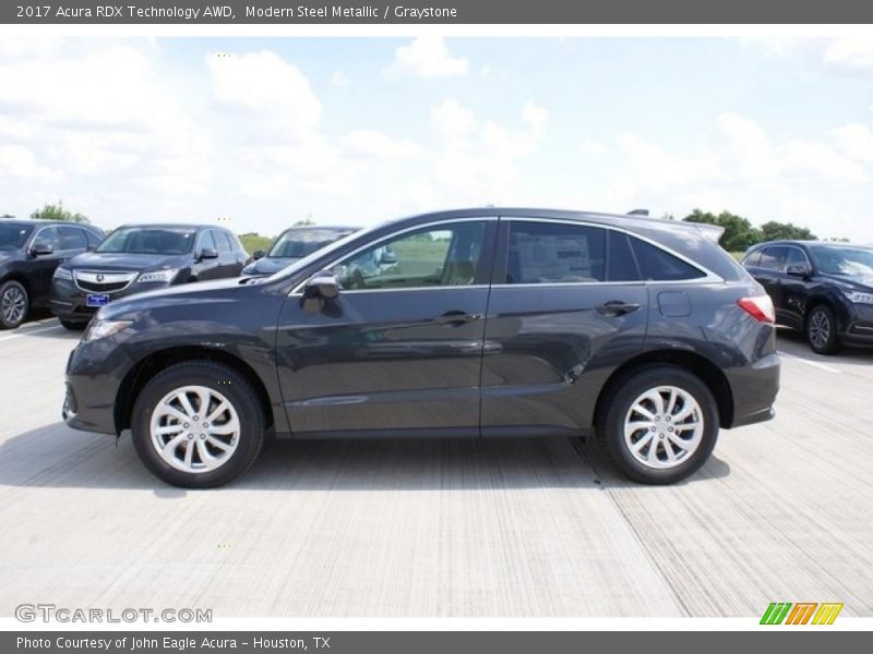 Modern Steel Metallic / Graystone 2017 Acura RDX Technology AWD