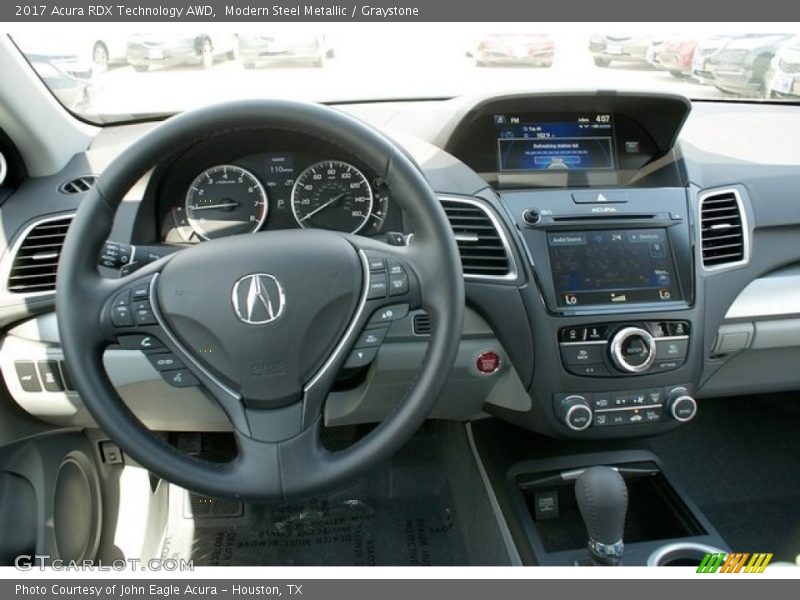 Modern Steel Metallic / Graystone 2017 Acura RDX Technology AWD