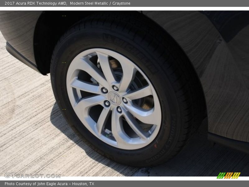 Modern Steel Metallic / Graystone 2017 Acura RDX Technology AWD