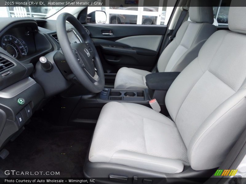 Alabaster Silver Metallic / Gray 2015 Honda CR-V EX