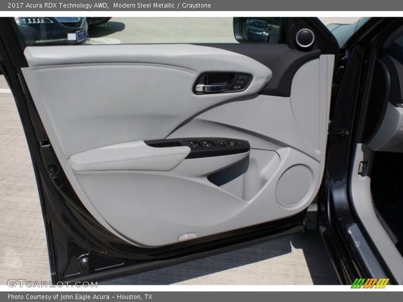 Modern Steel Metallic / Graystone 2017 Acura RDX Technology AWD