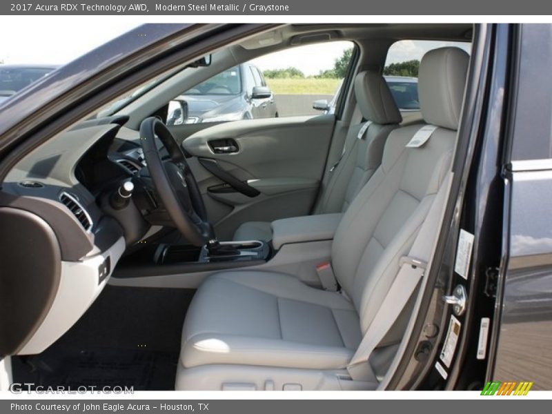 Modern Steel Metallic / Graystone 2017 Acura RDX Technology AWD