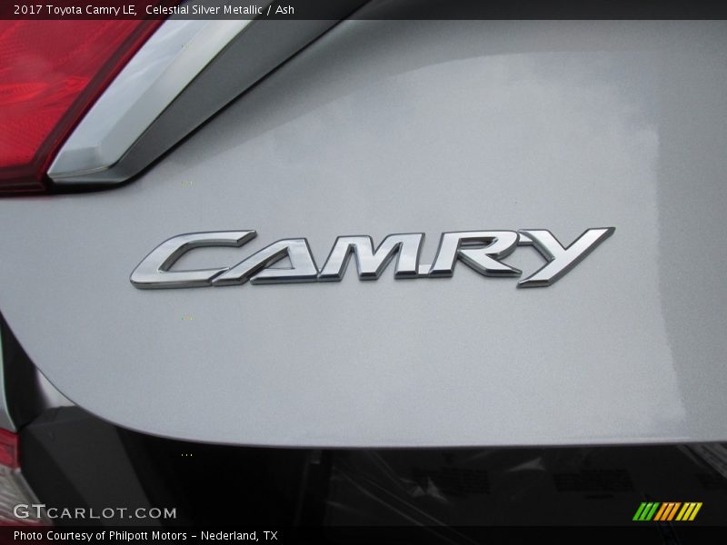 Celestial Silver Metallic / Ash 2017 Toyota Camry LE