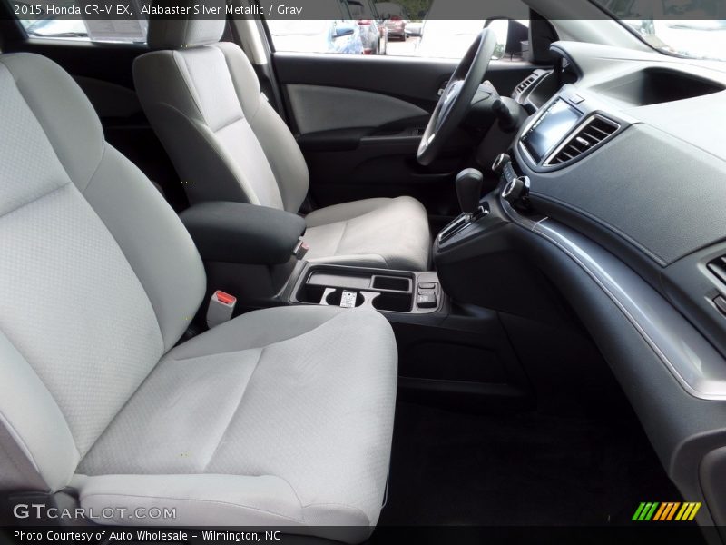 Alabaster Silver Metallic / Gray 2015 Honda CR-V EX