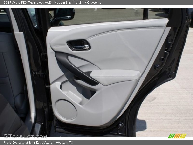 Modern Steel Metallic / Graystone 2017 Acura RDX Technology AWD