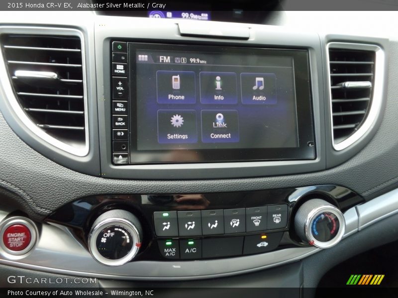 Alabaster Silver Metallic / Gray 2015 Honda CR-V EX