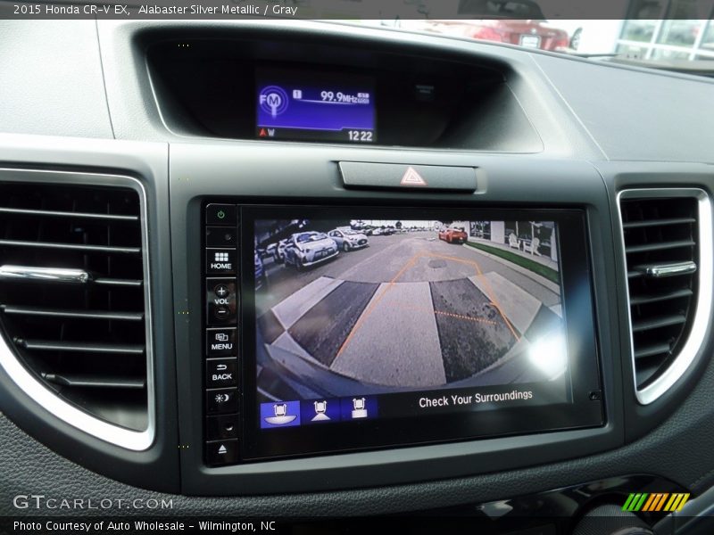 Alabaster Silver Metallic / Gray 2015 Honda CR-V EX