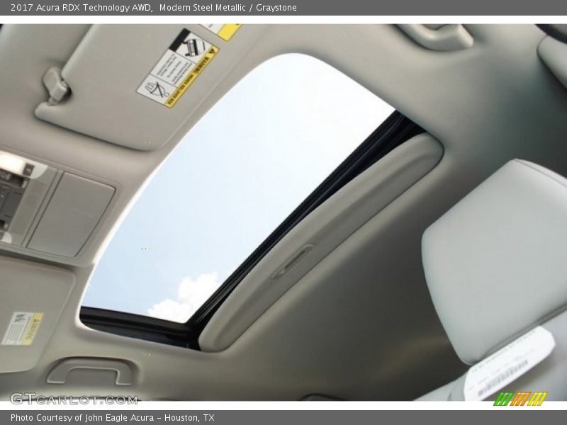 Modern Steel Metallic / Graystone 2017 Acura RDX Technology AWD