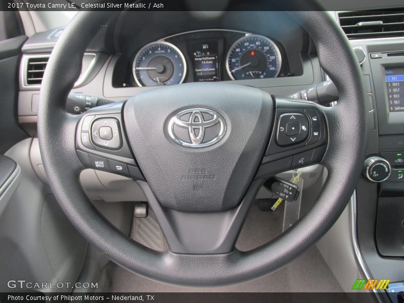 Celestial Silver Metallic / Ash 2017 Toyota Camry LE