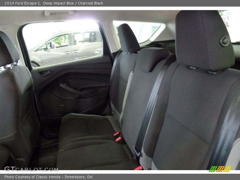 Deep Impact Blue / Charcoal Black 2014 Ford Escape S