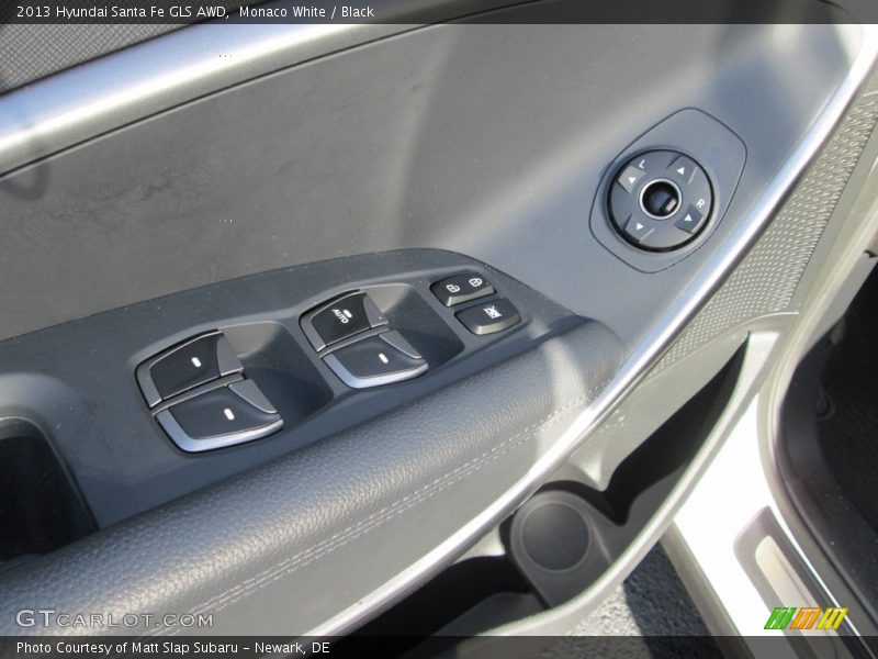 Monaco White / Black 2013 Hyundai Santa Fe GLS AWD